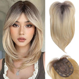Women's Wigs Chemical Fiber Hair Blocks Bangs Long Curly Hair