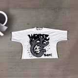 Street Unisex T-shirt Cartoon Pattern Street Tee