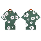 Denim Tears T Shirts Kapok Puff Print Short Sleeve T-shirt