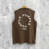 Purple Brand Tank T Shirts Sleeveless T-shirt Vest