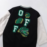 Off white jacket spring & fall style outwear for men and women