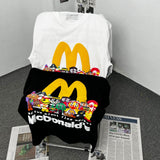 Men T-shirts CPFM X McDonalds X Cacus Jack Short Sleeve T-Shirts Men and Women