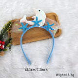 Themed Party Supplies Sequin Mermaid Tail Headband – Ocean Theme Birthday Party Decoration with Dolphin, Starfish & Mesh