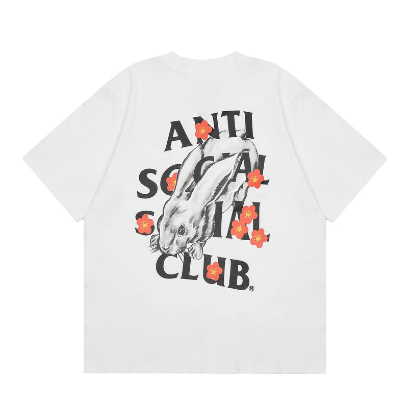 ANTI SOCIAL CLUB T-Shirt Printed Casual Short Sleeve T-Shirt
