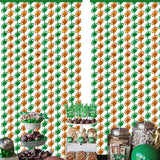 Themed Party Supplies 2m Football Foil Fringe Curtain – Super Bowl Sports Party Backdrop