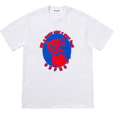 Men T-shirts 23SS Smoke Tee Cat Smoking Print Short Sleeve T-Shirt Loose Casual