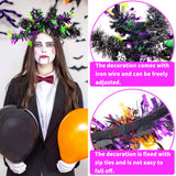Halloween headband Halloween Large Headband – Colorful Long Tinsel Sticks
