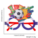 Themed Party Supplies 2026 USA-Canada-Mexico World Cup Fan Glasses – Cheer & Party Photo Props