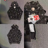 Bathing ape hoode bape co-branded hello kitty kuromi looseoutwearautum