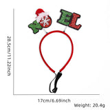 Themed Party Supplies Adjustable Christmas Pet Headband – Festive Holiday Dog Accessory