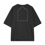 C.e t shirts retroembroider trapezoidal logo pullover short-sleeved men and women