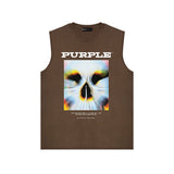 Purple Brand Tank T Shirts Sleeveless T-shirt Vest