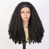 Women'S Wigs long curly hair headband wig