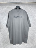 Men T-shirts Paris front and rear embroidery short-sleeved T-shirt loose casual half-sleeve
