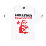 Hellstar T ShirtSports Family Print Casual Short Sleeve T-Shirt