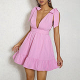Women Dresses Fashion Casual Cool Dress (HWFS0410)