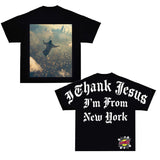 Street Unisex T-shirt 'Thank Jesus I'm From New York' Street Tee