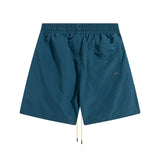 Rhude Shorts Embroidered Elastic Casual Quick-Drying Shorts Beach Sweatpants