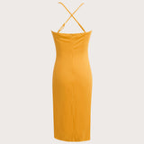 Women Dresses Elegant Fashion Cool Sexy Dress (HWFS0410)