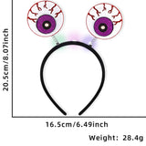 Halloween headband Halloween Light-Up Headband – Glowing Ghost & Bat Party Accessory