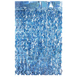Themed Party Supplies Blue Tinsel Curtain – Mermaid Ocean Party Theme