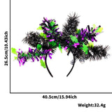 Halloween headband Halloween Large Headband – Colorful Long Tinsel Sticks