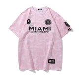 Bathing Ape T Shirt Joint Multi-Color Camouflage Short Sleeve T-Shirt