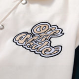 Off white jacket spring & fall style outwear for men and women