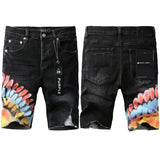 Purple Brand Denim Shorts American High Street