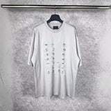 Men T-shirts Paris Full Print Short Sleeve Crew Neck T-Shirt Casual Half Sleeve