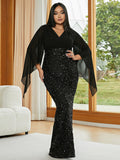 Women Party Dress Temperament Banquet Evening Gown (Ss0416)