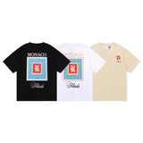 Rhude T Shirt Moroccan Micro Printed Short Sleeve T-Shirt