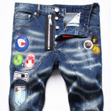 DSQ Jeans Ripped Stretch Jeans