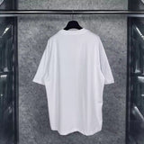 Men T-shirts Spring Summer Paris Initially Printed Short Sleeve T-Shirt Loose Casual