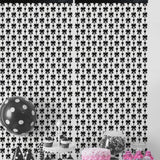 Themed Party Supplies Bow Theme Tinsel Curtain – Pink Ribbon Party Backdrop Decoration