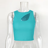 Women Tops Fashion Sexy Cool Vest  (ZJ0415)