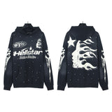Hellstar Hoodie & Pants Wash Water Make Old Hoodies Sweater Trousers