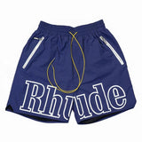 Rhude Shorts 3M Reflective Casual Sports Shorts Beach Pants