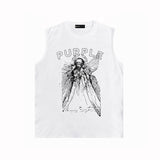Purple Brand Tank T Shirts Sleeveless T-shirt Vest