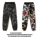 Bathing Ape Pants Thermal Imaging Camouflage Ape Man Printed Tethered Leg Casual Trousers