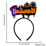 Halloween headband Halloween Light-Up Headband – Glowing Ghost & Bat Party Accessory
