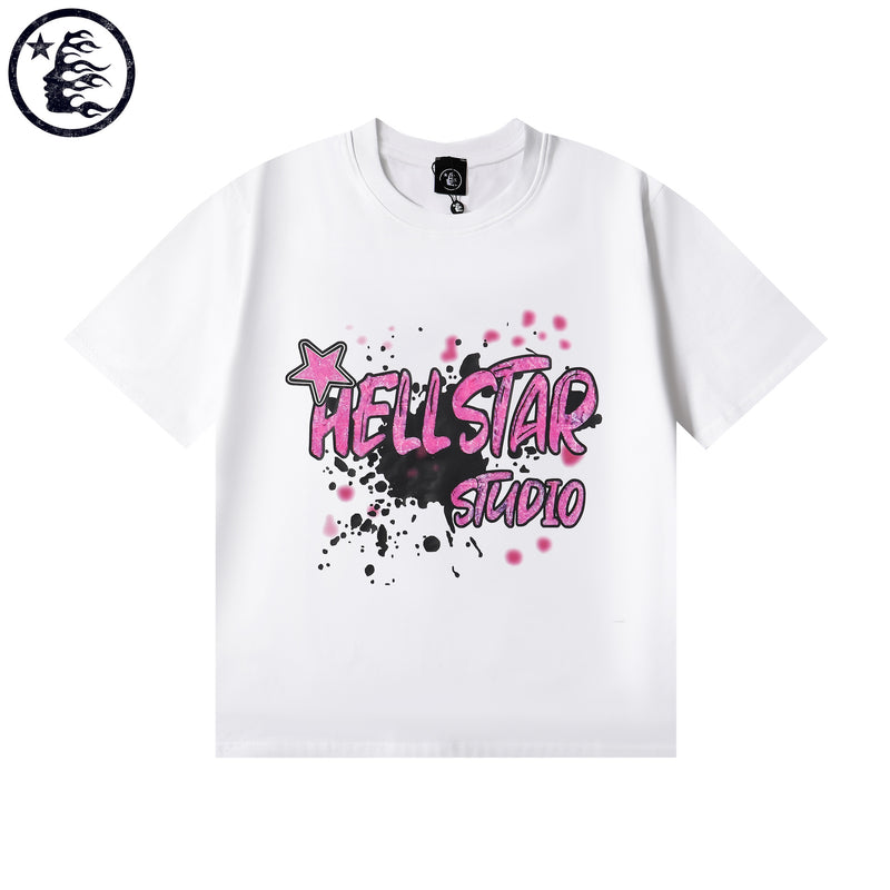 Hellstar T Shirt Summer Loose Pullover Short Sleeve T-Shirt part 2