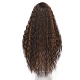 Women'S Wigs  Middle Part Lace Front Gradual Long Curly Synthetic Wig