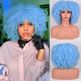 Women's Wigs Short Afro Curly Wig