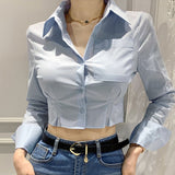 Women Sun Protection Shirt Short Slim Fit Shirt