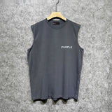 Purple Brand Tank T Shirts Sleeveless T-shirt Vest