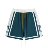 Rhude Shorts Sunset Theme Casual Color Matching Shorts Beach Shorts