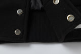 Off White Jacket Spring and Autumn OW Cartoon Bird Pattern Baseball Jacket Jacket