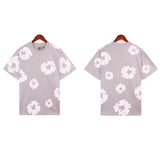 Denim Tears T Shirts Kapok Puff Print Short Sleeve T-shirt
