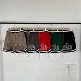Rhude Shorts Striped Elastic Sport Mesh Shorts